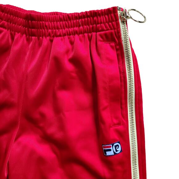 FILA x PIERRE CARDIN x UO Red Gold Zipper Track Pants 45995073 Women's XS - Picture 11 of 16